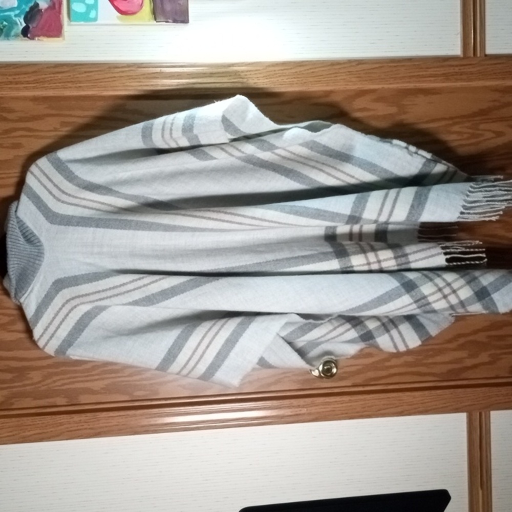 COCO + CARMEN, Zip Up Poncho, Fall, Travel, Vacation, Office, Casual - Picture 2 of 11